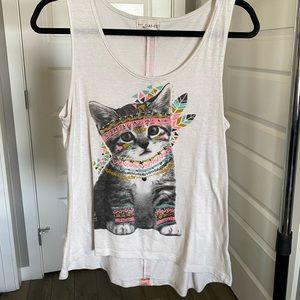 Tribal boho kitty shirt!
